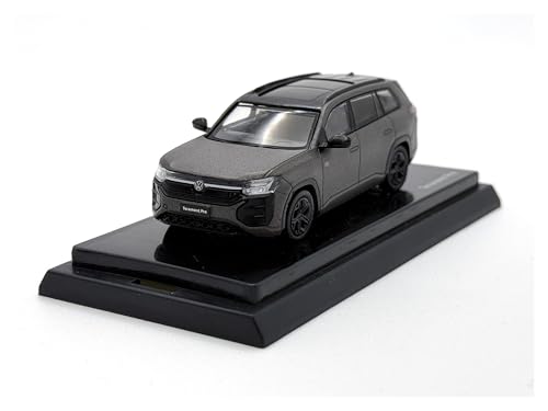 Modèle réduit 1/64 SAIC Volkswagen Teramont Pro voiture alliage simulation décorative marron