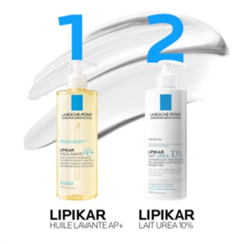 La Roche-Posay - Lipikar Urea - Lait Corps Hydratant Urea 10% Triple-Action - Anti-Sécheresses et Anti-Irritations - Enrichi en Urée, Allantoïne et Beurre de karité - Soin Pour le Corps dermatologique
