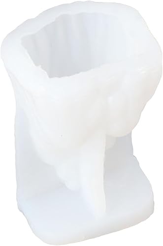 Moldes de vela fantasma, moldes de silicona de fundición de resina, moldes de Halloween, fabricación de velas de bricolaje, cera de yeso, polímero y