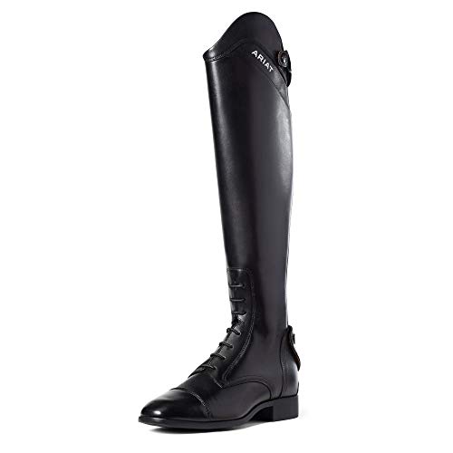 Bottes Ariat Palisade femme en cuir noir pour le saut d'obstacles et le dressage