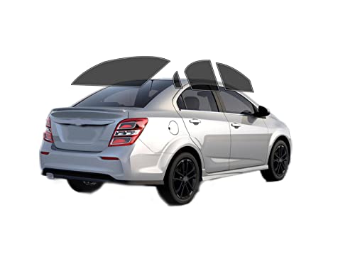 AUTOTEK Precut Windows Tint Film All Sides Cars Sun Blocking Protection Privacy Anti Shatter Glass 2 Ply Film Any Tint Shade kit for Chevrolet Sonic Sedan 2012-2020