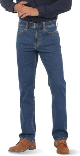 APUOR Men's Regular Fit Flex Jeans Comfort Straight Jeans