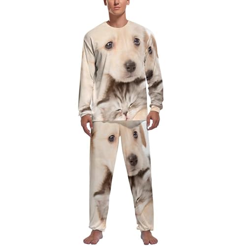 Pyjama homme Labrador ensemble thermique manches longues contre le froid nocturne