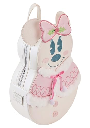 Loungefly Disney Minnie Pastel Figural Snowman Mini Backpack Disney Standard3