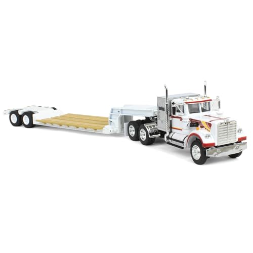 First Gear 1:64 White Western Star 4900 Camión y Remolque miniatura 2
