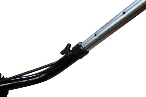 Support hamac réglable acier noir structure autoportante télescopique CAO - 2