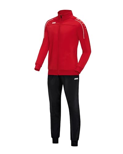 JAKO Unisex Trainingsanzug Polyester Classico, Rot, M