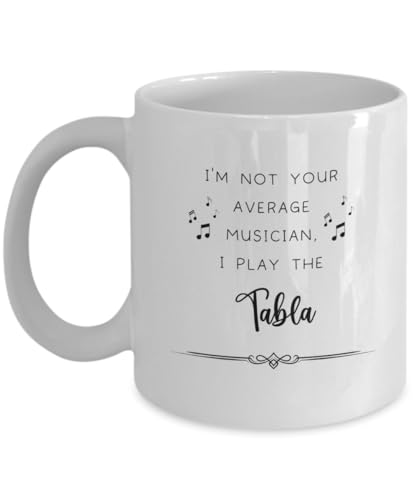 Tabla Coffee Mug, Gifts for Best Musician Ever, Gift for Tabla Player, Christmas, Birthday, Event Present