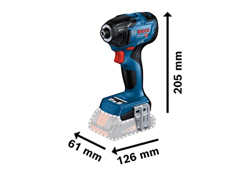 Bosch Professional 18V System Akku-Drehschlagschrauber GDR 18V-210 C (Anziehmoment: 210 Nm, Losbrechmoment 370 Nm, inkl. 1x Bluetooth Modul, 2 x Akku ProCORE18V 4.0Ah, Schnellladegerät, in L-BOXX 136) – Bild 3
