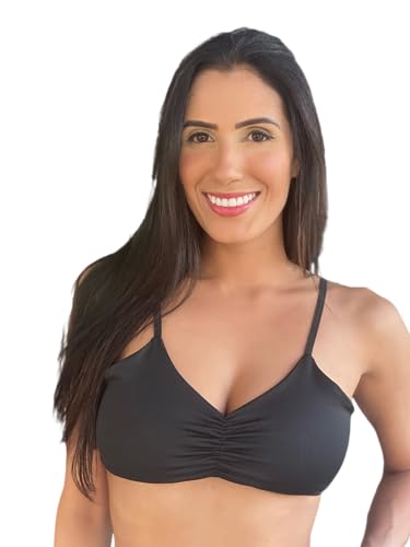 Top Fitness Academia Franzido Costa Aberta Feminino | Com Entrada Para Bojo | Top Colorido |