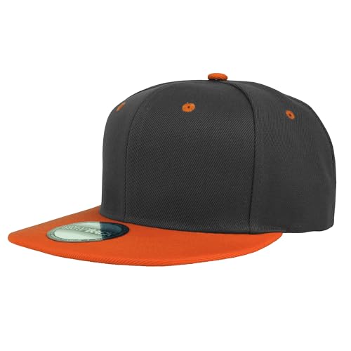 Image of Gelante Snapback Hats for Men - Flat Bill Brim Baseball Cap Hat - Plain Blank Adjustable