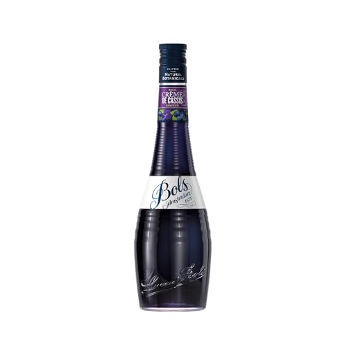 Bols Crème de Cassis Liqueur 50cl - 17 Percent ABV Blackcurrant Flavoured Spirit Crafted with All Natural Botanicals - Artisanal Liqueurs for Cocktails