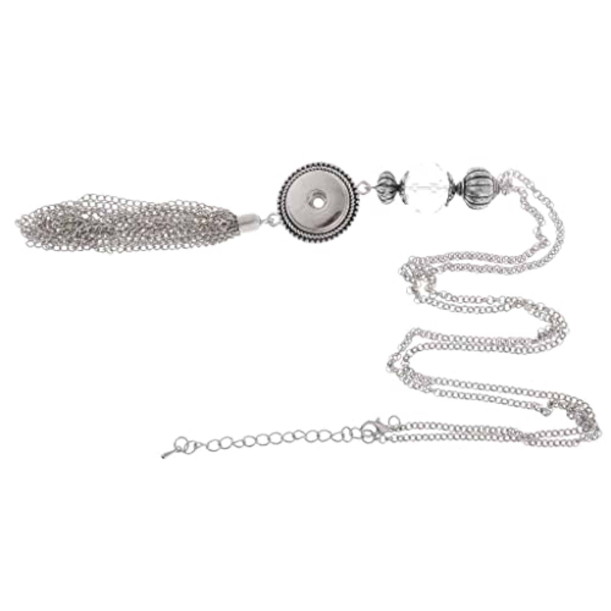 Snap on Necklace with Pendant for Charms