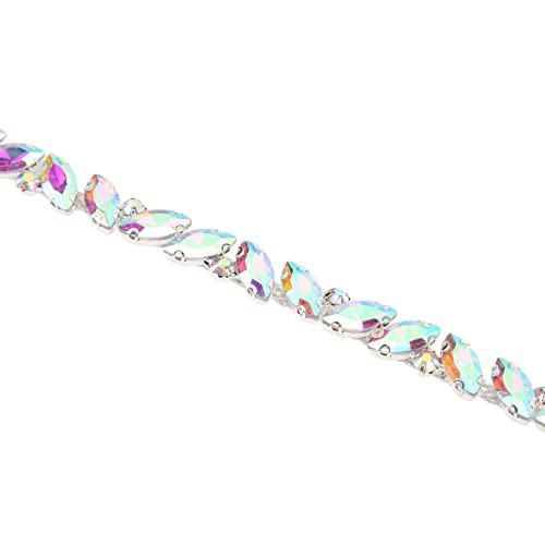 Cadena de diamantes de imitación para arreglar ropa y bisutería DIY de forma fácil 6
