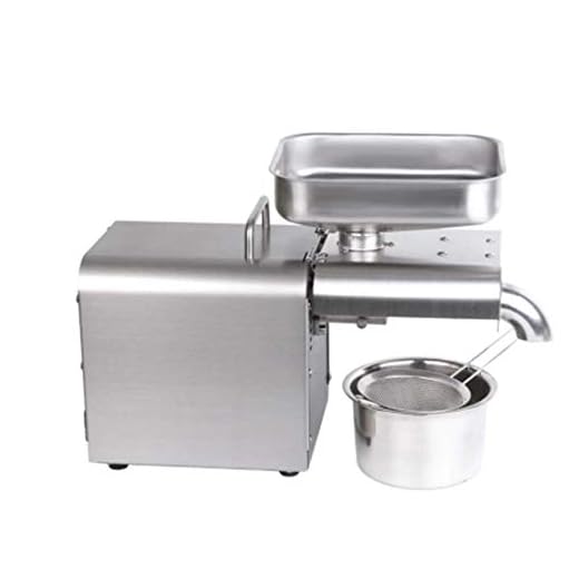 Prensa automática de Aceite de Acero Inoxidable, máquina de Aceite frío, Prensa de Aceite casera, Extractor de Aceite de Oliva de Girasol (220v)