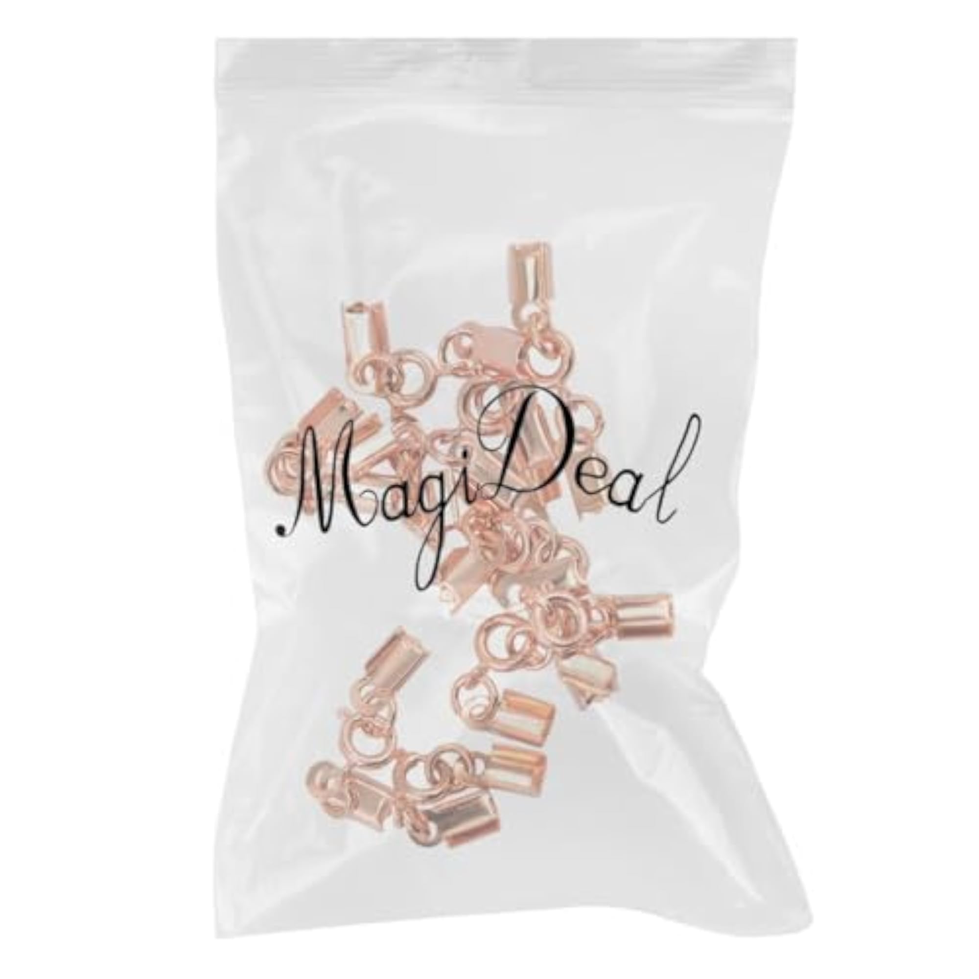 12pcs Antique Metal Clips Spring Clasp Crimp Ends