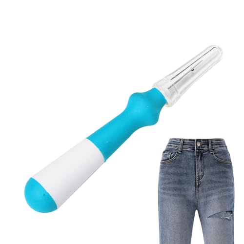 Gazocua Herramienta de separación de Costuras, Herramienta de extracción de Hilos, Herramienta de Costura Antideslizante, Cortador de portátil, removedor de Hilos con Mango ergonómico para