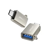 Joyroom S-H151 typ C wtyczka na gniazdo USB adapter nikiel perła