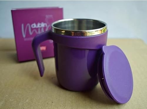 Image of Dolphine Coffee Mug - Stylish Double Wall Insulated Stainless Steel Coffee & Tea Cup with lid & Handle for Office, Home & Restaurant, Ideal Tea Mug Gift for Friends, Kids & Adults(Multicolor)
