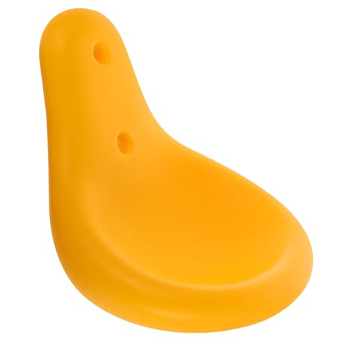 Siège de balançoire plastique jaune pour réparer un portique de jeux usé
