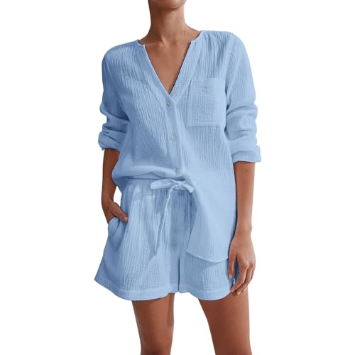 Femme ensembles en coton contre la chaleur pour rester fraîche et chic