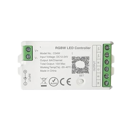 Contrôleur intelligent 2.4G bande lumineuse LED RGB RGBW CCT DC12-24V