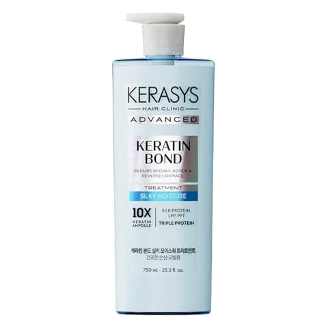 Kerasys Advanced Keratin Bond Treatment 20.2 fl oz / 600 ml (Silky Moisture) Cover
