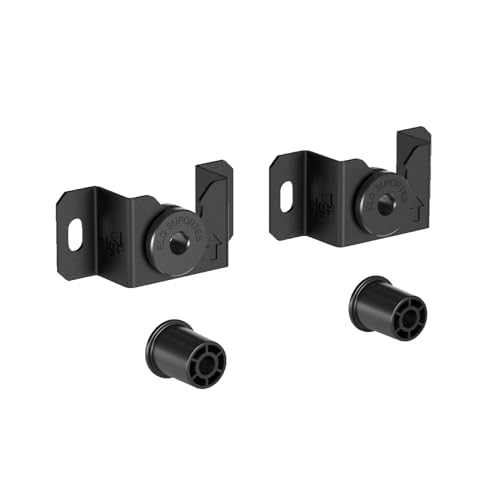 Suporte Fixo Universal de Parede, Capacidade até 100 kg Padrão VESA 75x75 a 800x400mm, TVs 14' a 100', Preto, UNI100, ELG