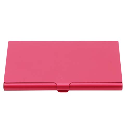 GloryMM Creative Business Card Case Credit Card Holder Wallet for Men and Women Gifts,Red