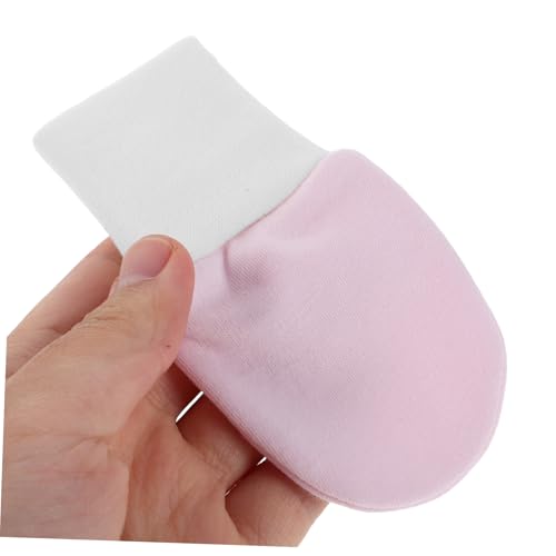 BESPORTBLE 4pairs Newborn Mittens for Girls Boys Soft Stretchy Gloves No Scratch Mittens Breathable Cotton for Boy Girl Months4
