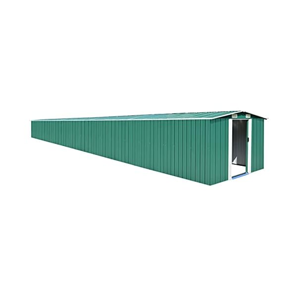 Leepesx Gerätehaus, Geräteschuppen, Gartenhütte, Fahrradgarage, Gartenschuppen, Gartenhã¤User & Aufbewahrung, Grün…