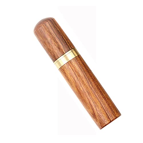 NATEFEMIN Estojo de armazenamento de segurança de madeira durável para costura à mão, acessório organizador de agulhas