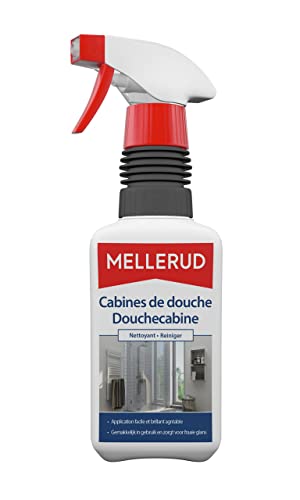 MELLERUD Nettoyant pour cabines de douche - Spray efficace contre les résidus de calcaire et de savon dans la douche - 1 x 0,5 l Cover