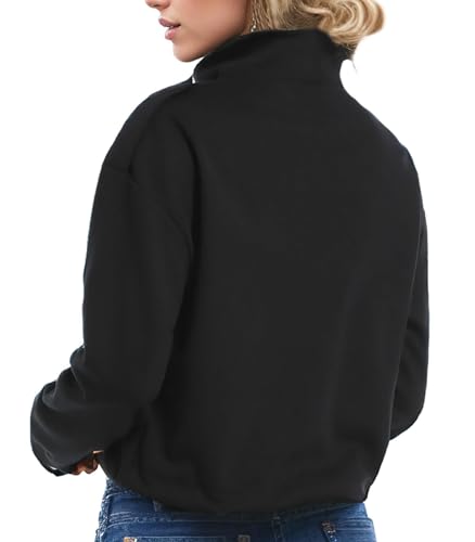 MISS MOLY Womens Cropped Jacket Zip Up Casual Long Sleeve Bomber Coat with Pockets Trendy 20252