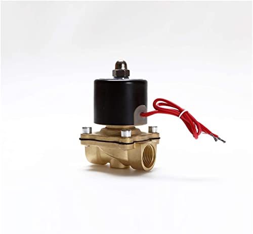 Électrovanne normalement ouverte 1/2 laiton 12V DC vanne de régulation eau et air