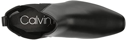 Calvin Klein Men's Men's Brayden Chelsea Boot, Black Leather, 13 #TOP4