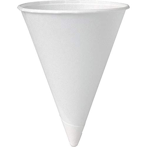 Solo Europe AR224-C Paper Cone Cup, 4 oz. (Pack of 5000)