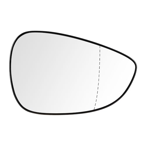 SENZEAL Verre de Rétroviseur Remplacement pour Ford Fiesta 2008-2017 B-Max 2012-2016 Chauffant Retroviseur Extérieur (Droit)