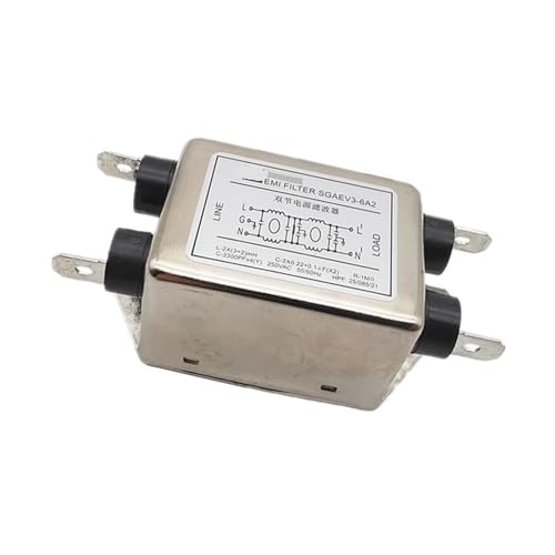 Filtre d'alimentation monophasé SGAEV3-6A2 boîtier blindé 220V 6A haute fidélité