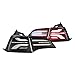 AlphaRex (601010) 17-22 Tesla Model 3 PRO-Series LED Tail Lights Jet Black w/Seq Sig