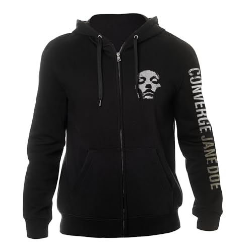 Converge Men's Jane Doe Classic Zip-up Hoodie Black | Officially Licensed Merchandise2