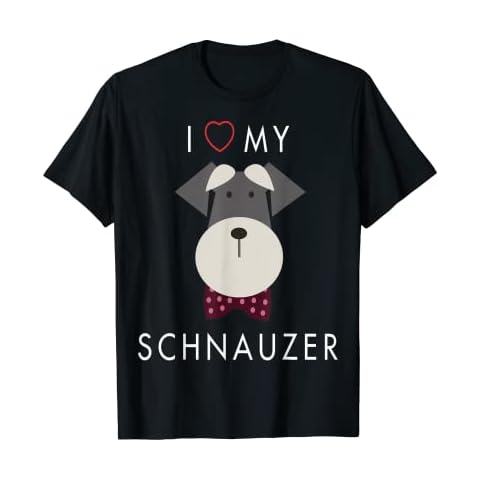 Schnauzer Love - T-Shirt For Dog Loving People T-Shirt Cover