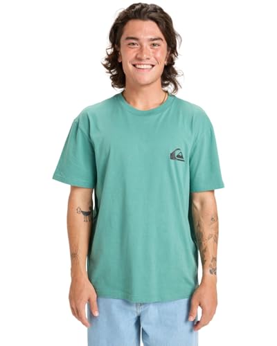 Quiksilver Homme Ev Mini Logo T-Shirt, Deep Sea, L EU
