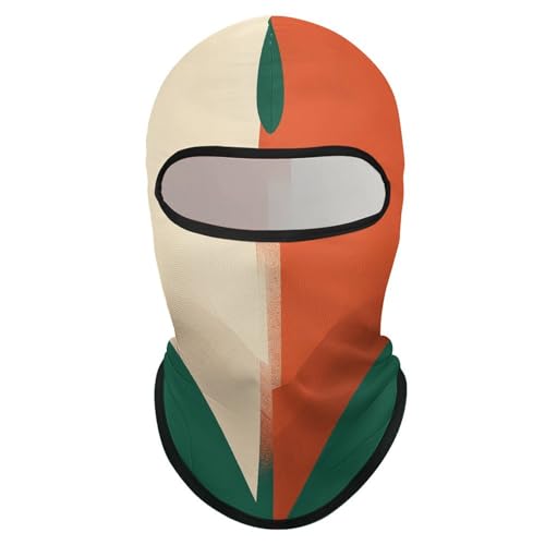 Balaclava para Hombres y Mujeres con Estampado Rojo y Blanco, Máscara de Rostro Completa para Ciclismo y Esquí miniatura 7