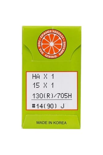 singer pfaff Orange Aile Ev Tipi Dikiş Makinesi Yüksek Kalite Orange Dikiş Makine Iğnesi (14/90 Numara 10 Adet), 25213697-365448