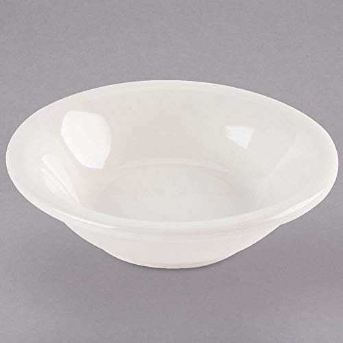 Restaurant Value, Stoneware Narrow Rim, Ivory(America White) 5oz Fruit Dish 4 5/8
