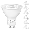 DiCUNO GU10 LED Bulb Dimmable, 40W Equivalent, Warm White 2700K, 450LM, MR16 GU10 LED for Spotlight, Track Lighting, 5W Light Bulb with 38° Beam for Living Room, Kitchen, Range Hood, Pack of 6