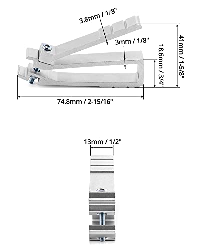Outil d'insertion d'écrou pour rack informatique QWORK évitant les blessures de montage - 6
