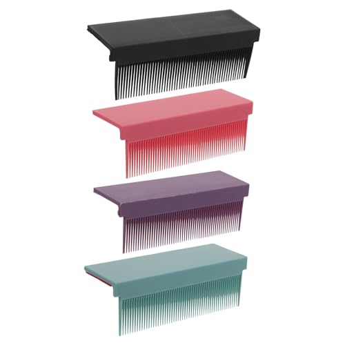 Peine alisador removible para cabello negro 4 piezas miniatura 1