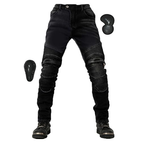 [RENHE] バイクパンツ 冬用 メンズ ライディングパンツ 裏ボア...